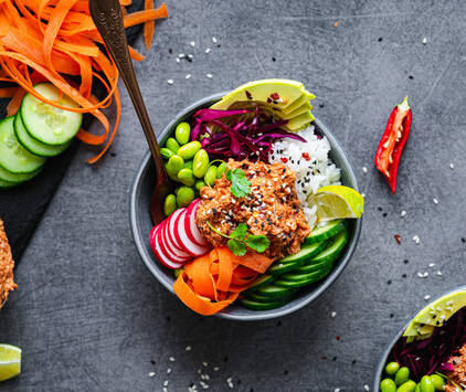 Sushi bowl spicy tuna