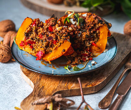 Stuffed pumpkin with A'la Tuna