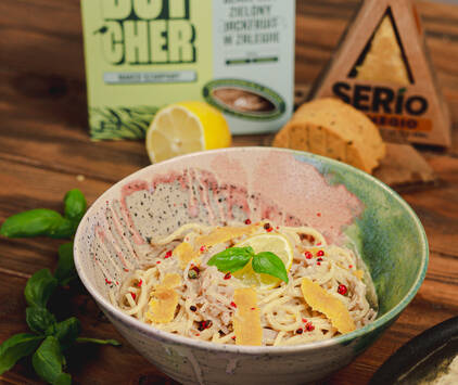 Pasta with Jackfruit and SERio!