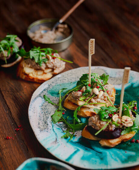 Veganuary Bruschetta with A'la Tuna