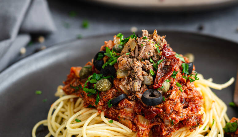 Włoskie Spaghetti A'la Tuna