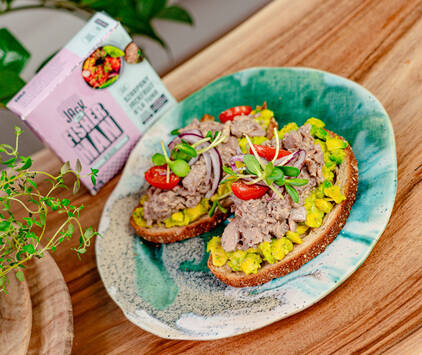 A'la Tuna breakfast toast