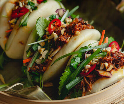 Bao Buns z Jackfruitem BBQ